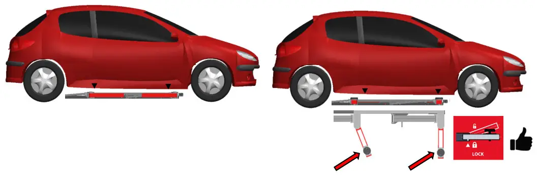 GYS ERGO LIFT 650 Hydraulic Lifting Device - 12