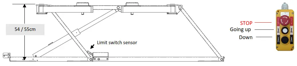 GYS ERGO LIFT 650 Hydraulic Lifting Device - 18