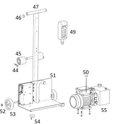 GYS ERGO LIFT 650 Hydraulic Lifting Device - 26