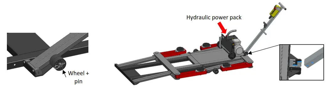 GYS ERGO LIFT 650 Hydraulic Lifting Device - 8