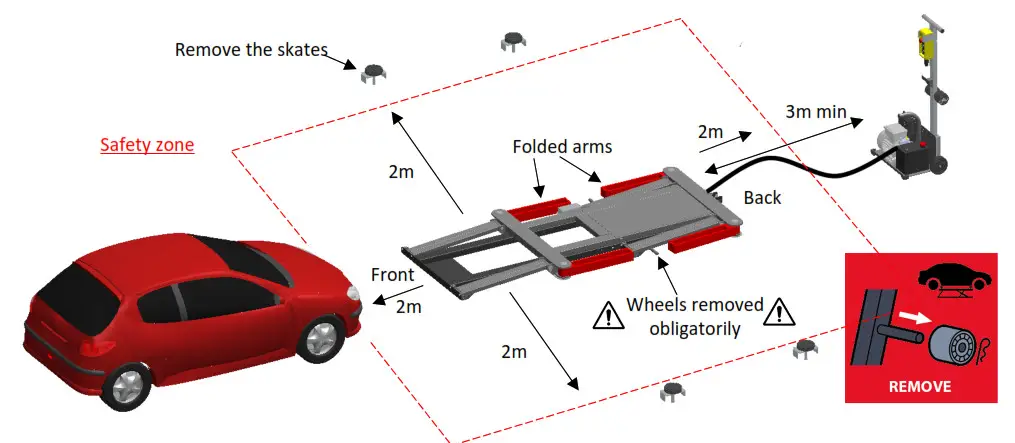 GYS ERGO LIFT 650 Hydraulic Lifting Device - 9