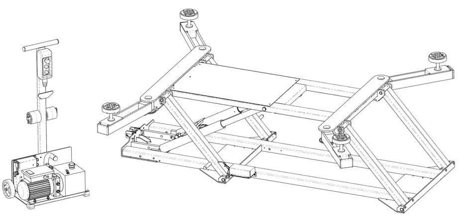 GYS ERGO LIFT 650 Hydraulic Lifting Device