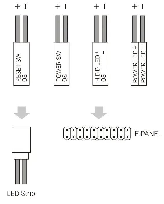 Front Panel Connector