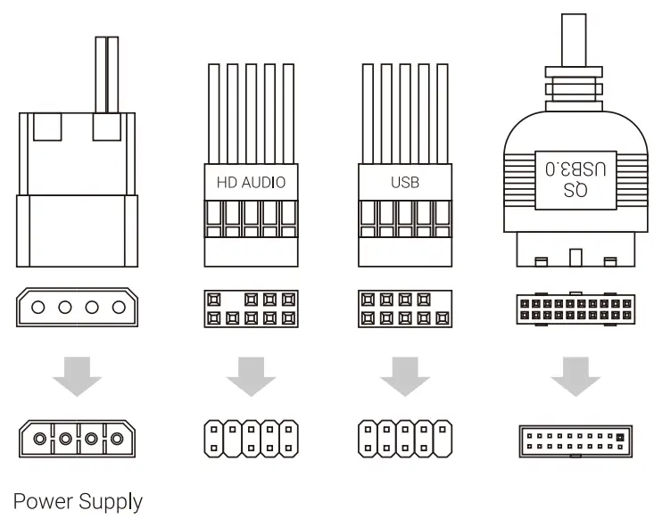 Front Panel Connector