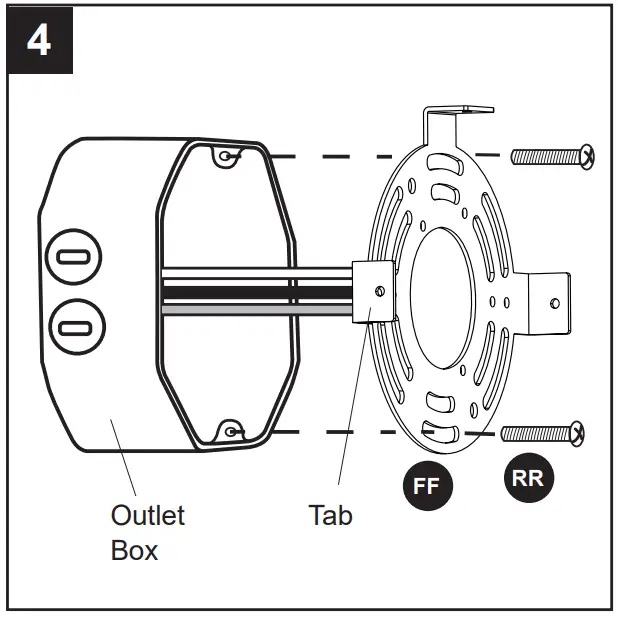 ASSEMBLY INSTRUCTIONS FOR HARDWIRE INSTALLATION