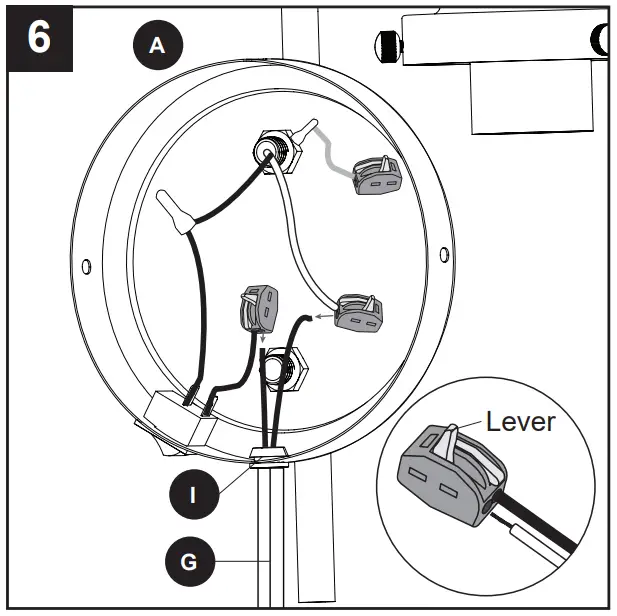 ASSEMBLY INSTRUCTIONS FOR HARDWIRE INSTALLATION