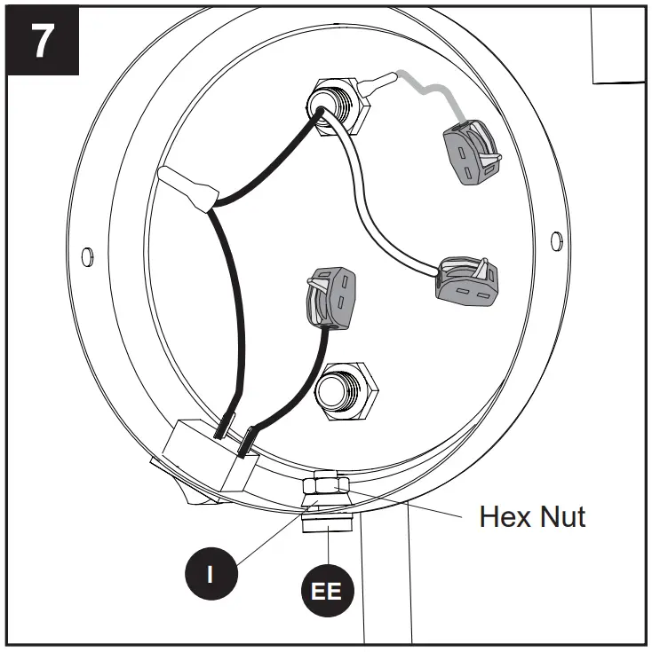 ASSEMBLY INSTRUCTIONS FOR HARDWIRE INSTALLATION