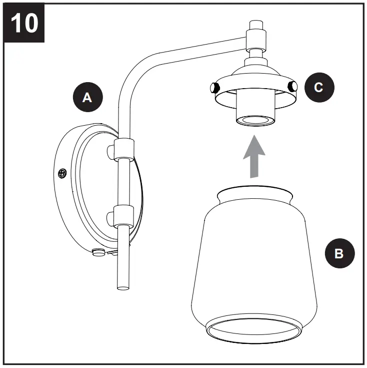 ASSEMBLY INSTRUCTIONS FOR HARDWIRE INSTALLATION