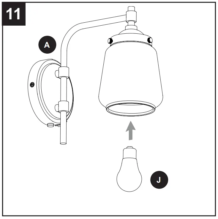 ASSEMBLY INSTRUCTIONS FOR HARDWIRE INSTALLATION