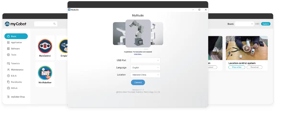 Elephant Robotics mechArm 270-M5 Axis Robot Arm 3