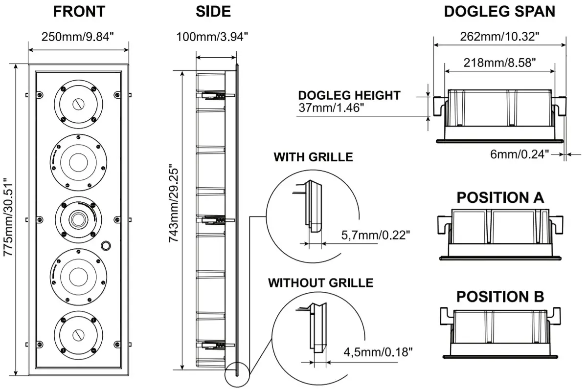 DALI PHANTOM M-series Speaker - fig 1