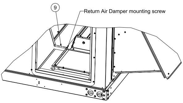 TRANE BAYBARO300 Barometric Relief Damper Packaged Rooftop Units - fig 10