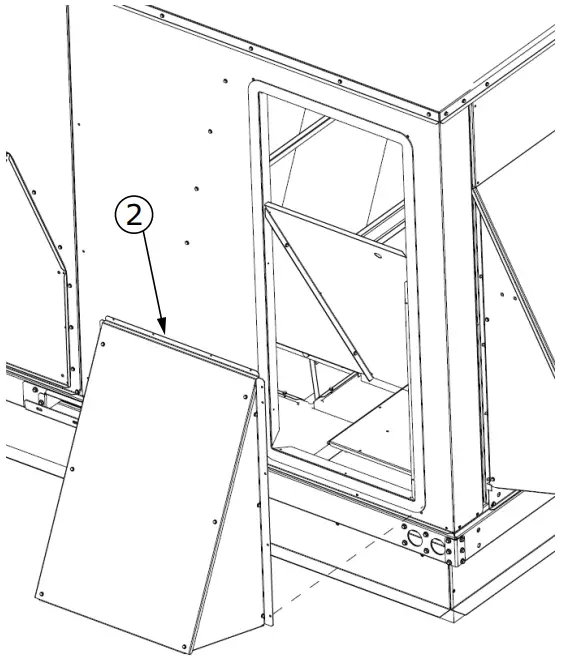 TRANE BAYBARO300 Barometric Relief Damper Packaged Rooftop Units - fig 16
