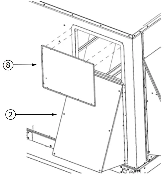 TRANE BAYBARO300 Barometric Relief Damper Packaged Rooftop Units - fig 17