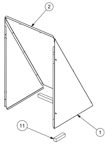 TRANE BAYBARO300 Barometric Relief Damper Packaged Rooftop Units - fig 19