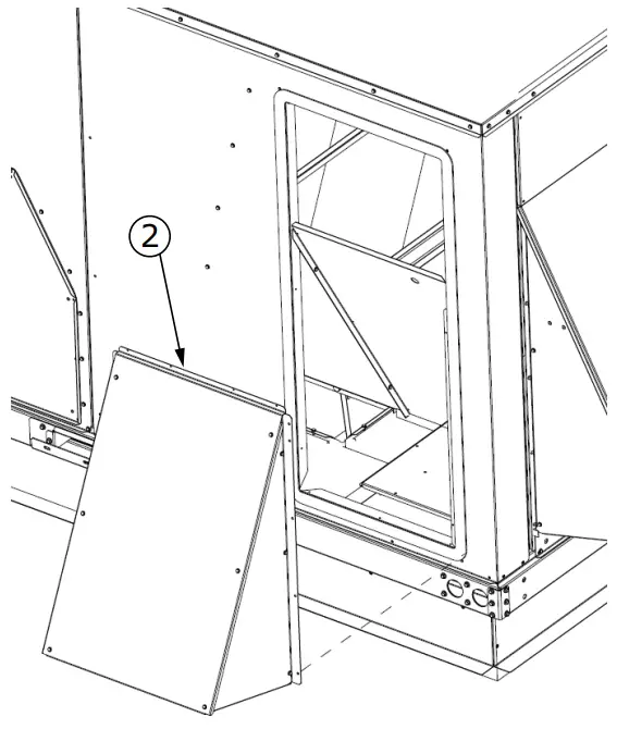 TRANE BAYBARO300 Barometric Relief Damper Packaged Rooftop Units - fig 27