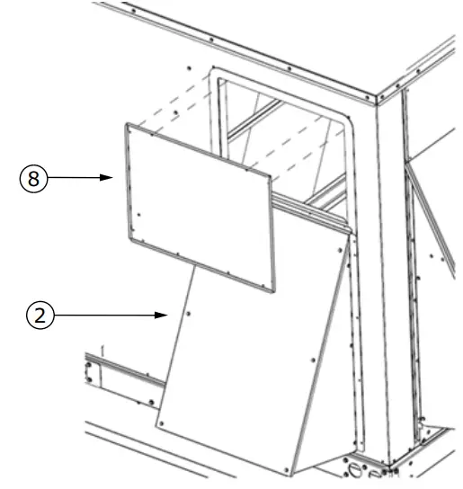 TRANE BAYBARO300 Barometric Relief Damper Packaged Rooftop Units - fig 28