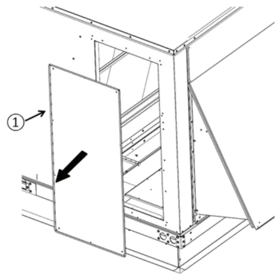 TRANE BAYBARO300 Barometric Relief Damper Packaged Rooftop Units - fig 3