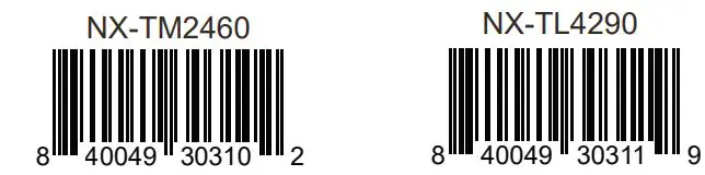 AVARRO NX-TM2460 Tilt Medium TV Mount User Manual - Bar Code
