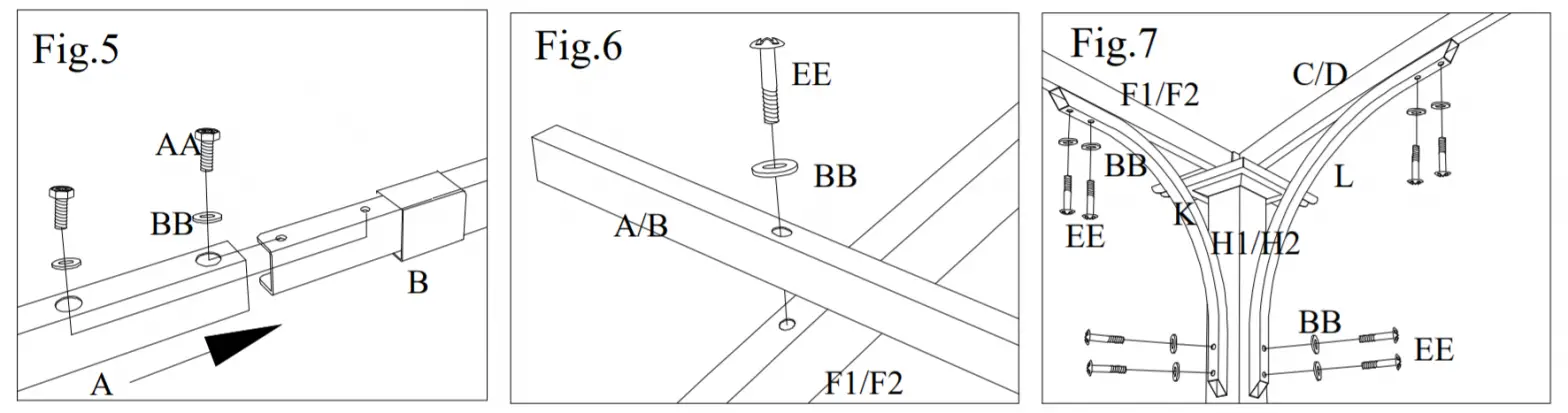 Sunjoy A106005400 Lindt 10x8 ft - fig38