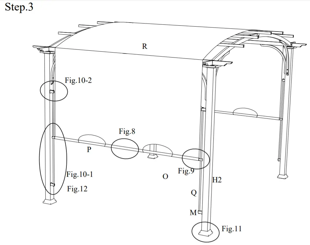 Sunjoy A106005400 Lindt 10x8 ft - fig43