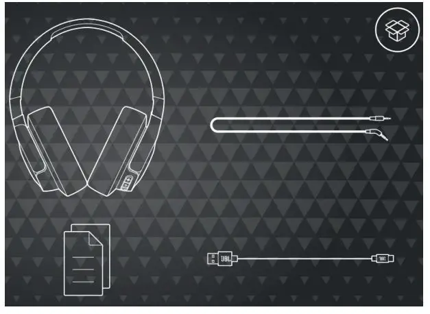 JBL 710BT Wireless Over-Ear Headphones - What’s in the Box