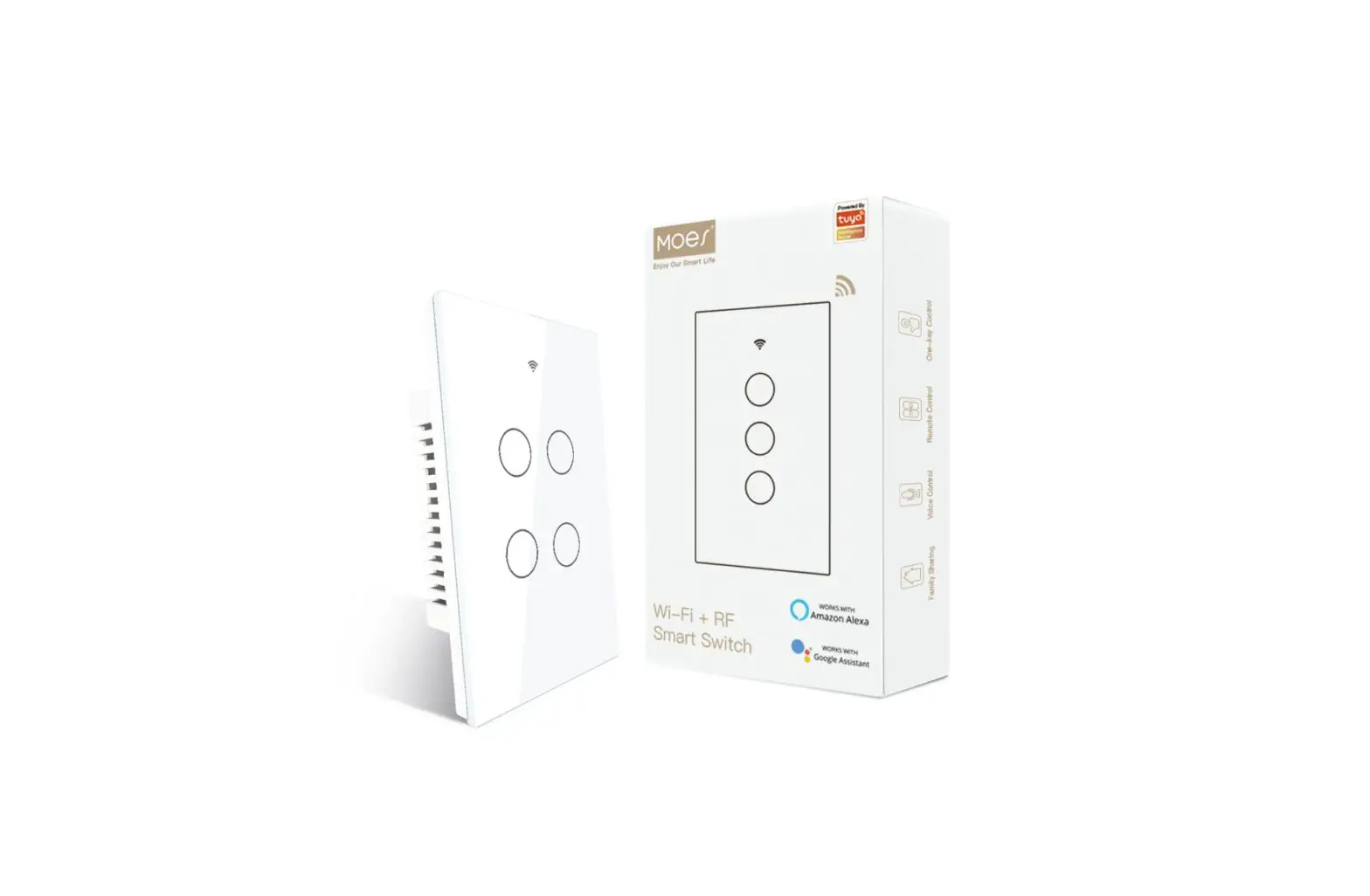 Moes Wifi 4 And 6 Button Smart Switch Instruction Manual