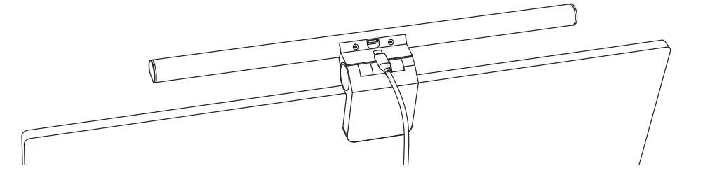 Baseus DGIWK-B01 i-work Series USB Asymmetric Light Source Screen Handing Light - instruction2