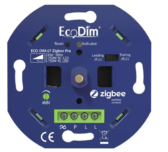EcoDim-ECO-DIM-07-Zigbee-Pro-250W LED-Smart-Dimmer-Switch-product-img