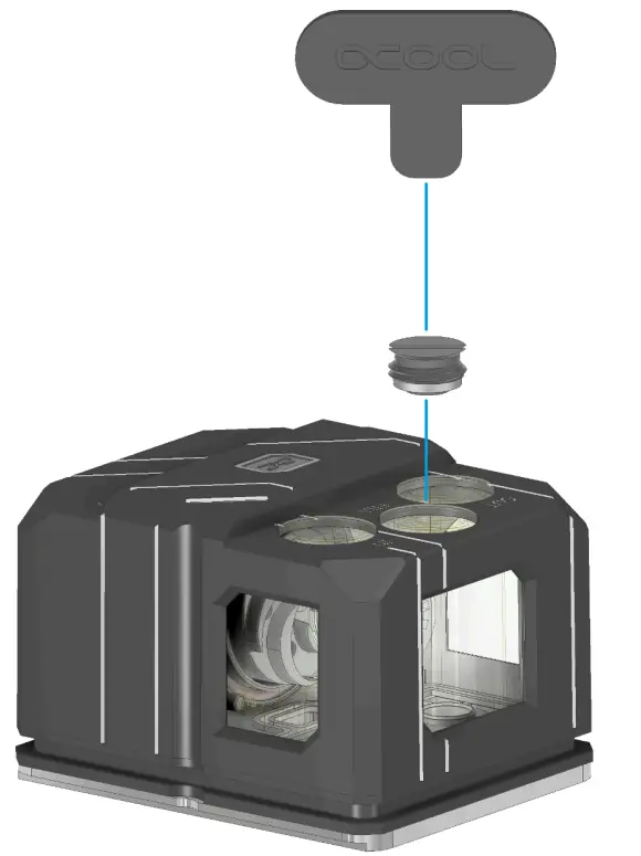 Alphacool Eisbaer Pro Aurora CPU AIO Water Cooler - ACCESSORIES 10