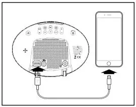 iHome iM30 Color Changing Alarm Clock User Guide - Charging Devices Via USB Port