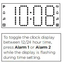 iHome iM30 Color Changing Alarm Clock User Guide - Setting Your Clock