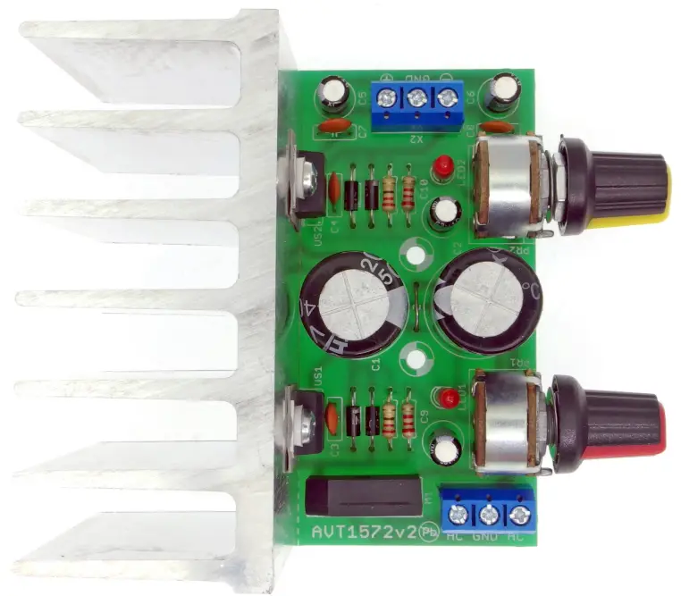 AVT 1572 Symmetrical Regulated Power Supply - Fig 1