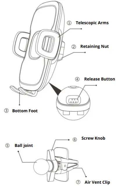 tarras X002DW4SOD Car Mount-FIG2