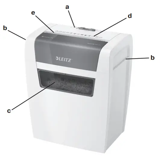 LEITZ IQ Home P4 Cross Cut Shredder - Fig 2