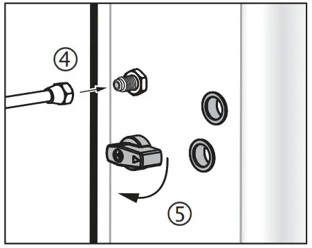 Curtis TCC1N Narrow Liquid Concentrate Iced Tea Dispensers - Installation 3