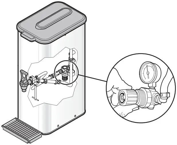 Curtis TCC1N Narrow Liquid Concentrate Iced Tea Dispensers - Use Instructions 13