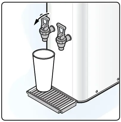 Curtis TCC1N Narrow Liquid Concentrate Iced Tea Dispensers - Use Instructions 2