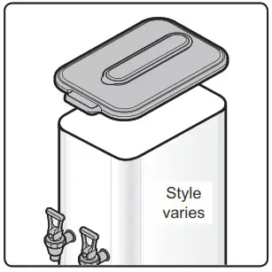 Curtis TCC1N Narrow Liquid Concentrate Iced Tea Dispensers - Use Instructions 3