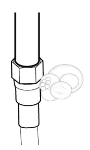 Bubble growing indicates a leak is presesnt