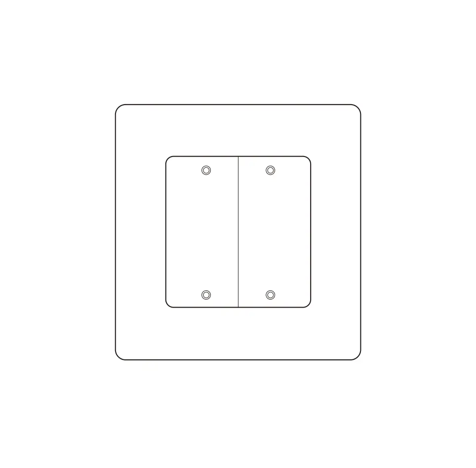 Moes Zs-sr-eu1-wh-ms Zigbee Tuya 2 Circuit Light Switch Instruction Manual
