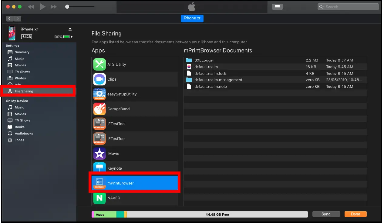 BIXOLON Web Print SDK iOS Software 10