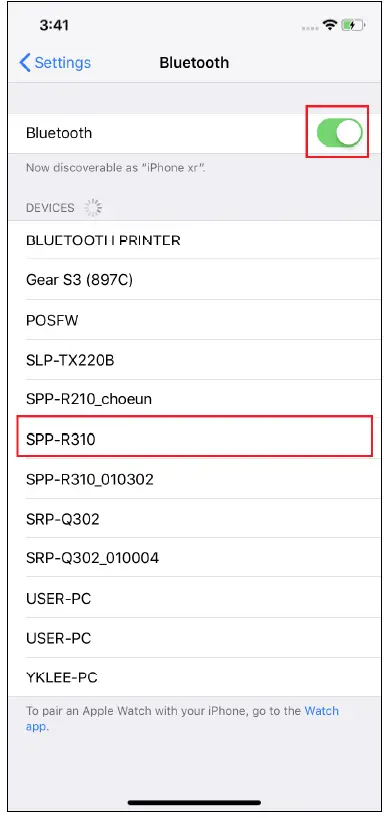 BIXOLON Web Print SDK iOS Software 14