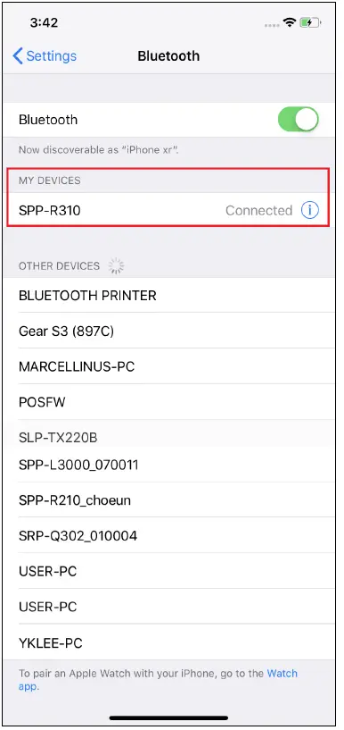 BIXOLON Web Print SDK iOS Software 16