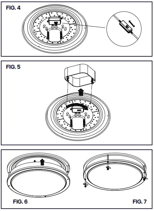 LUXRITE LR23280 5 CCT Selectable Double Ring Instruction Manual - Fig 4,7