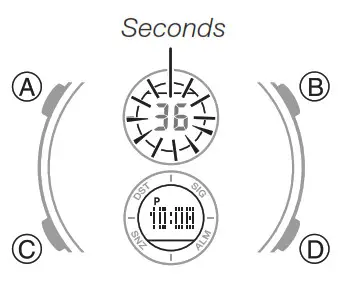 CASIO watch 5606 - Timekeeping 2