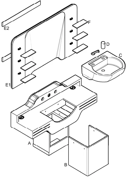 REM Cadillac Barber Mirror Unit - Figure 1