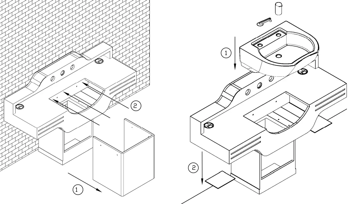 REM Cadillac Barber Mirror Unit - Figure 2