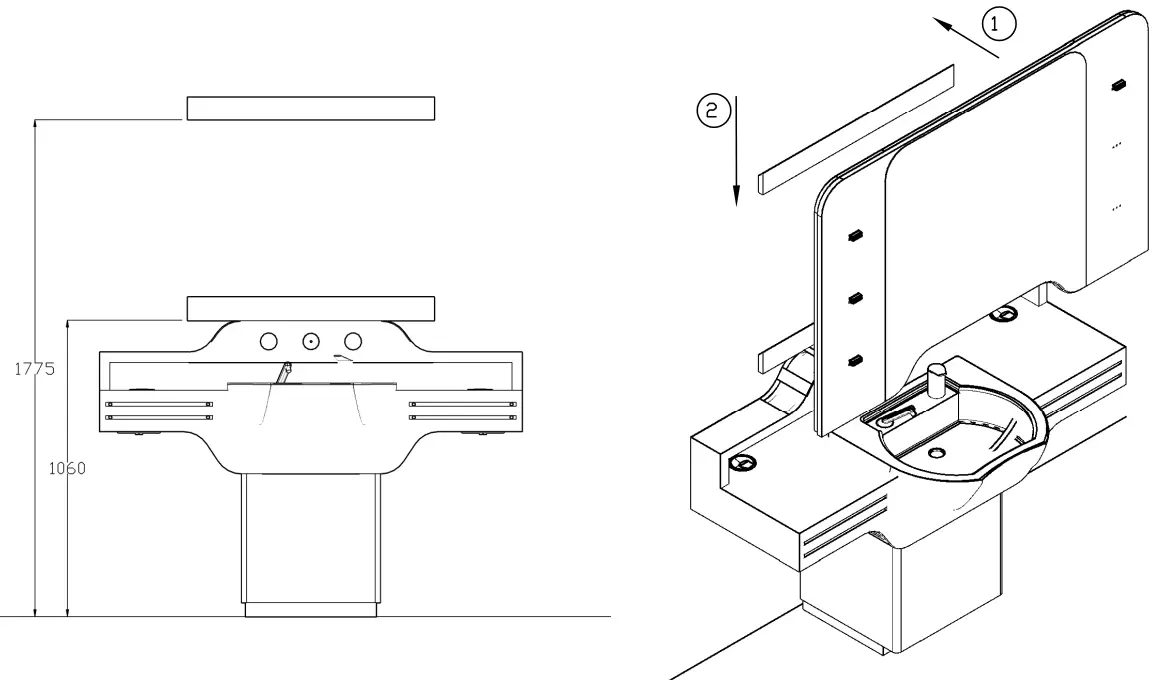 REM Cadillac Barber Mirror Unit - Figure 4