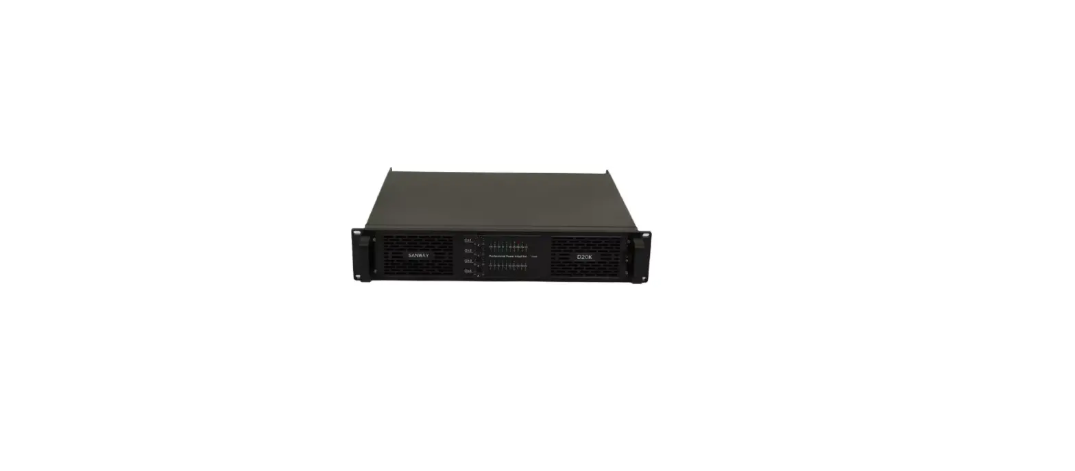 Sanway D20kq 4 Channel Class D Digital Dsp Amplifier User Guide Sanway D20kq 4 Channel Class D Digital Dsp Amplifier User Guide